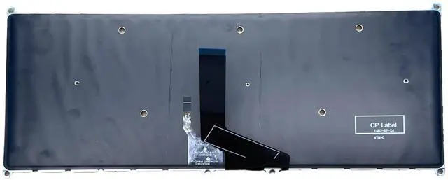 Alt view image 4 of 5 - YIJIATech Laptop Keyboard Compatible for Swift 5 SF514-52 SF514-52T SF514-54G SF514-54T SF515-51T with Backlit US Layout Power Button (Silvery)