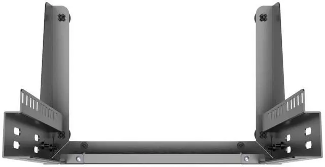 Alt view image 5 of 5 - QiaoYoubang 8U Small Desktop Network Rack, 10 inch Mini Open Frame Desktop Cabinet for 10 inch Network, Servers, Audio, Video and Studio Equipment Free Standing Home Office Rack (8U)