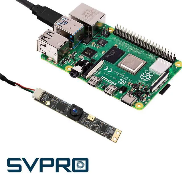 Alt view image 4 of 5 - SVPRO 8MP USB Camera Module with Microphone Wide Angle Computer Camera Fixed Focus 4K Lightburn Camera for Laser Engraver Embedded UVC Webcam Board Small Security Camera for PC,Raspberry Pi