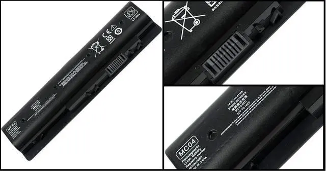 Alt view image 3 of 3 - Aluo MC04 14.8V 41WH Laptop Battery for HP Envy m7-n109dx m7-n011dx 17-r Series HSTNN-PB6R 805095-001 MC06