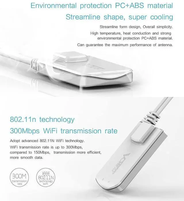 Alt view image 5 of 5 - Vonets Mini WiFi Bridge 300Mbps 2.4GHz Wireless Repeater Extender AP Signal Booster WiFi Hotspot Extender Good Use to Make The Device WiFi VAP11N-300