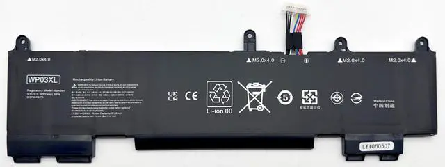 Alt view image 3 of 5 - Yafda WP03XL 38Wh Laptop Battery Replacement for Hp EliteBook 830 835 840 845 860 865 G9 EliteBook 830 835 840 845 860 865 G10 / x360 1040 G9 G10 ZBook Firefly 14 G9 / G10 Mobile Workstation Series
