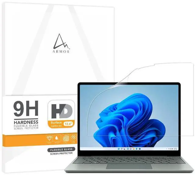 Main image of ARMOR Flexible Glass Screen Protector for Surface Laptop Go 2 / Go - 12.4", 9H with HD