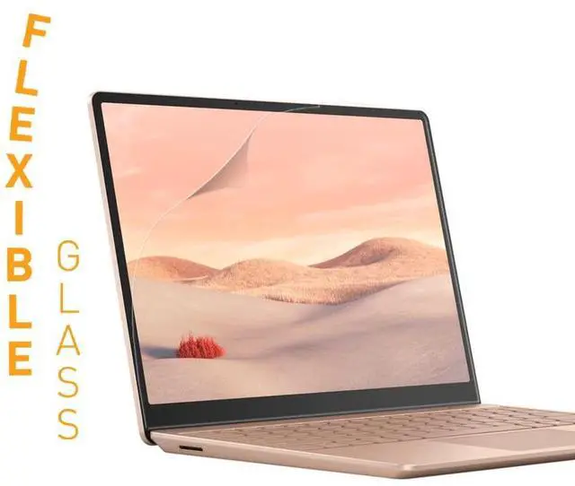 Alt view image 5 of 5 - ARMOR Flexible Glass Screen Protector for Surface Laptop Go 2 / Go - 12.4", 9H with HD