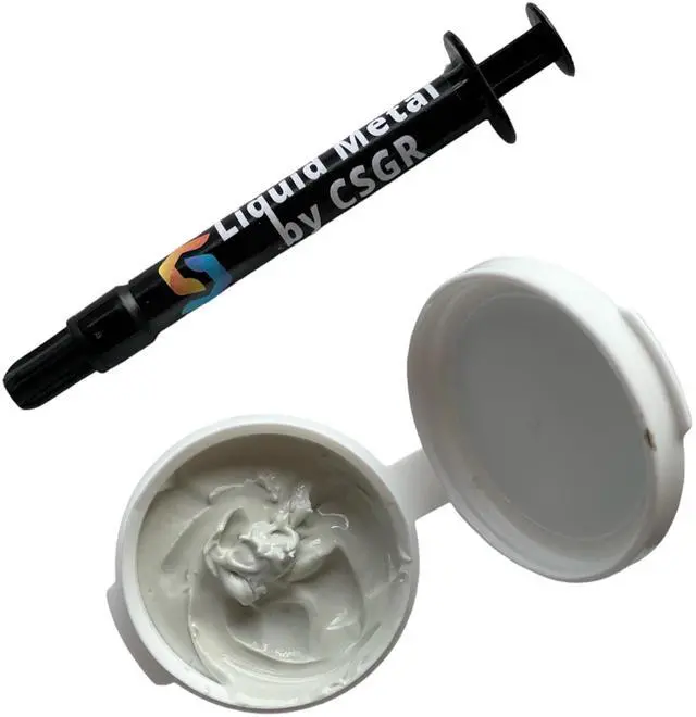 Alt view image 2 of 5 - Liquid Metal by CSGR 1g & K5 PRO 20g Thermal Set - High Performance Cooling