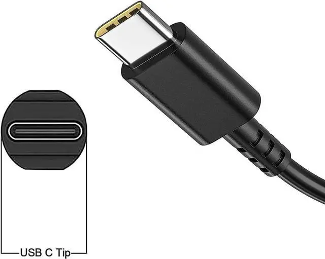 Alt view image 2 of 5 - 130W USB C Charger for Dell XPS 15 9500 9510 9575 17 9700 9710 9720 DA130PM170 HA130PM170 Laptop Type C Power Supply Cord