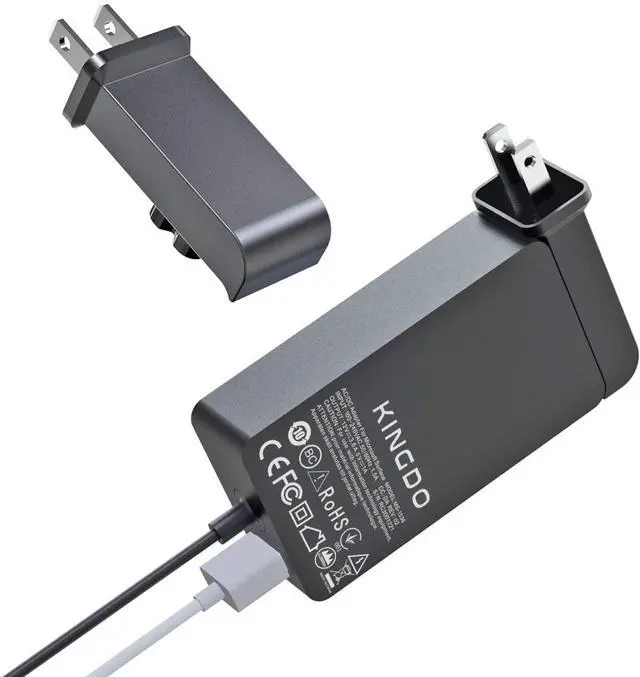 Alt view image 5 of 5 - Surface Pro 2 Charger Surface Pro 1 Charger,48W 12V 3.6A Surface Power Supply Adapter for Microsoft Surface Pro 2 Surface Pro 1 Surface RT with 6Ft Power Cord and Carrying Pouch by KINGDO