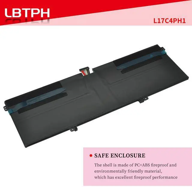 Alt view image 4 of 5 - LBTECH L17C4PH1 L17M4PH1 L17M4PH2 L17M4PH3 Compatible Laptop Battery Replacement for Yoga 7 Pro Pro-13IKB C930 C930-13IKB C930-13IKB 81C4 Series 7.68V 60Wh