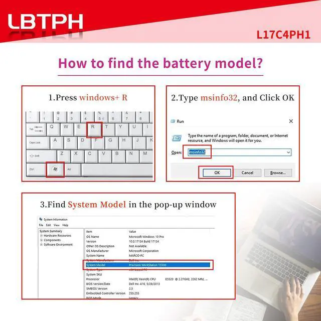 Alt view image 5 of 5 - LBTECH L17C4PH1 L17M4PH1 L17M4PH2 L17M4PH3 Compatible Laptop Battery Replacement for Yoga 7 Pro Pro-13IKB C930 C930-13IKB C930-13IKB 81C4 Series 7.68V 60Wh