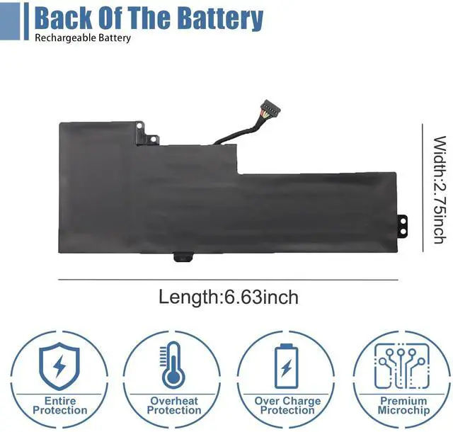 Alt view image 4 of 5 - VANPIR 01AV421 T470 T480 Laptop Battery Replacement for Lenovo ThinkPad A475 A485 TP25 Series Notebook SB10K97578 01AV419 01AV420 01AV489 SB10K97576 SB10K97577 11.46V 24Wh 2095mAh 3-Cell