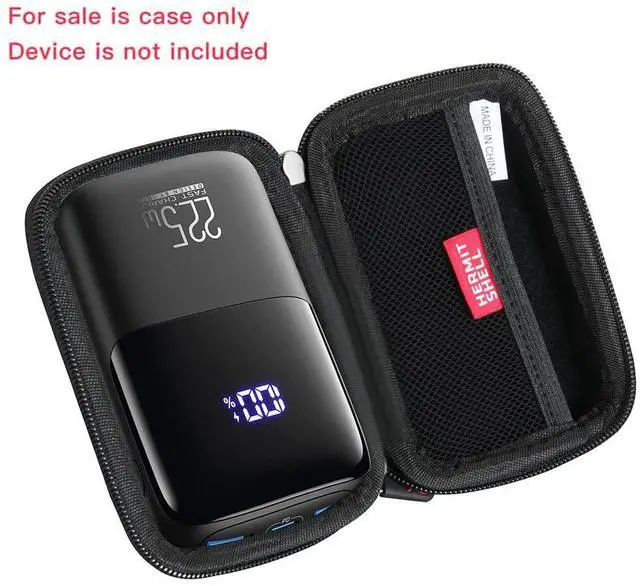 Alt view image 2 of 5 - Hermitshell Travel Case for INIU Portable Charger 22.5W PD3.0 QC4.0 Fast Charging USB C LED Display 10000mAh Power Bank