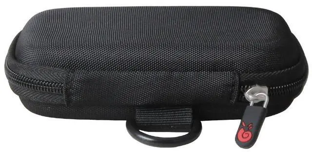 Alt view image 4 of 5 - Hermitshell Hard Travel Case for Anker Power Bank, 10,000mAh Portable Charger with Built-in USB-C Cable and Lanyard (Black)