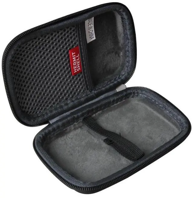 Alt view image 3 of 5 - Hermitshell Hard Travel Case for Anker Power Bank, 10,000mAh Portable Charger with Built-in USB-C Cable and Lanyard (Black)