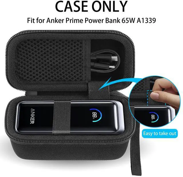 Alt view image 2 of 5 - co2CREA Case for Anker Prime 9600mAh Battery Pack 65W Power Bank, Hard Travel Case Replacement (Case Only)