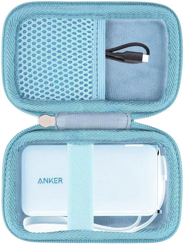 Main image of khanka Hard Case Replacement for Anker 3-in-1 Power Bank USB C Charger Block,10,000mAh 10k Portable Charger,Case only. (Blue)