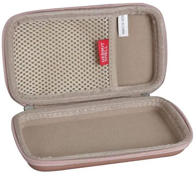 Alt view image 3 of 5 - Hermitshell Hard Travel Case fits EnergyCell/POWERADD Pilot 4GS 12000mAh 8-Pin Input Portable Charger (Rose Gold)