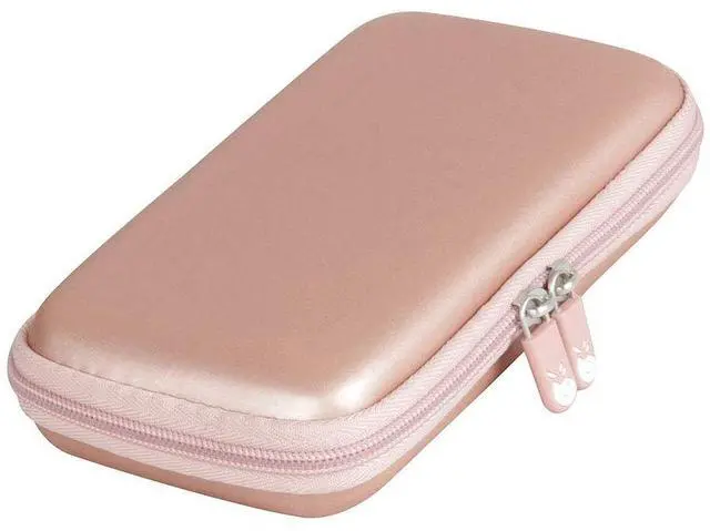 Alt view image 4 of 5 - Hermitshell Hard Travel Case fits EnergyCell/POWERADD Pilot 4GS 12000mAh 8-Pin Input Portable Charger (Rose Gold)