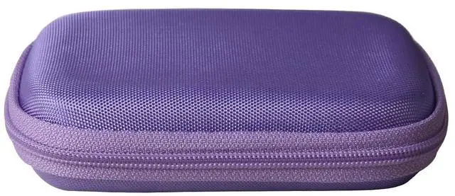 Alt view image 4 of 5 - Hermitshell Hard Travel Case for Anker Power Bank, 10,000mAh Portable Charger with Built-in USB-C Cable and Lanyard (Purple)