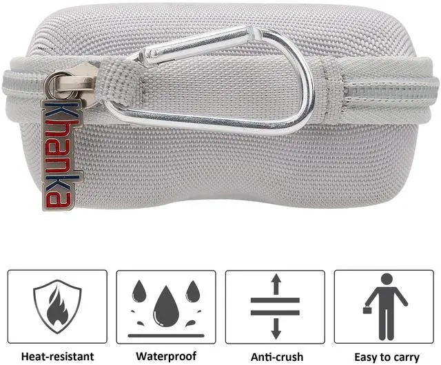 Alt view image 5 of 5 - khanka Hard Travel Case Compatible with iWALK/Charmast/KKD/Abnoys/VEGER/Taegila Small Portable Charger 3350mAh 4500mAh 4800mAh 5000mAh 5200mAh 8000mAh Ultra-Compact Power Bank, Case Only (White)