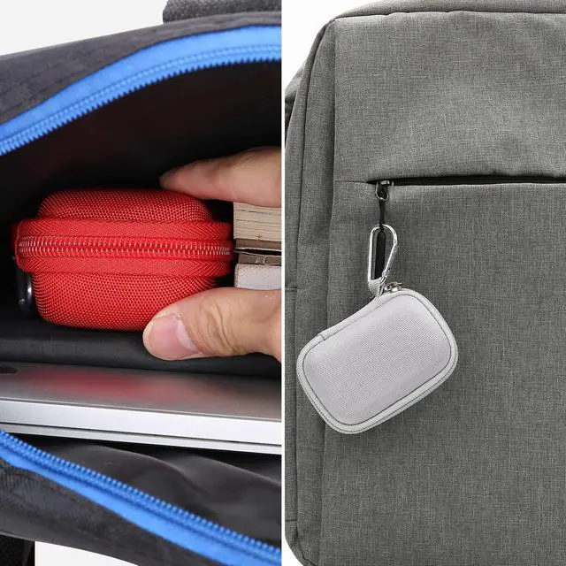 Alt view image 3 of 5 - khanka Hard Travel Case Compatible with iWALK/Charmast/KKD/Abnoys/VEGER/Taegila Small Portable Charger 3350mAh 4500mAh 4800mAh 5000mAh 5200mAh 8000mAh Ultra-Compact Power Bank, Case Only (White)