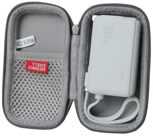 Main image of Hermitshell Hard Travel Case for Anker Block, 3-in-1 5,000mAh (Gray)