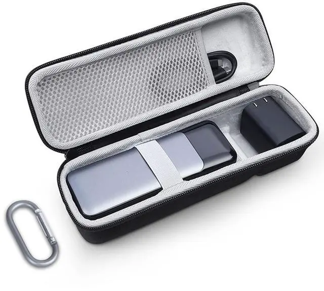 Alt view image 2 of 5 - EUGOOCX EVA Travel Case Storage Bag Accessories for Anker Prime 27650mAh (250W) /Anker 737 Power Station (PowerCore 24K), Black