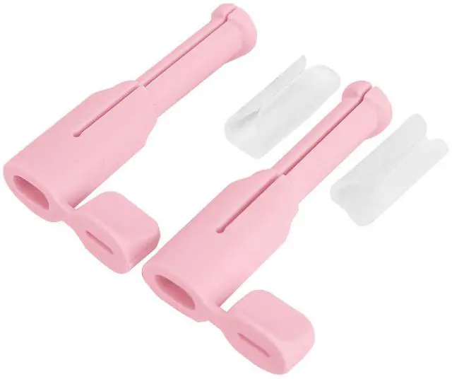 Main image of AKABEILA Cute Cartoon Charger Cover, Transparent Dairy Cow Pattern Design Charger Case Data Cable USB Charger Data Line Protector for iPhone Pink - Cable Protector Case