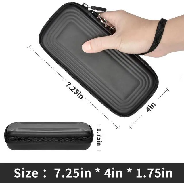 Alt view image 4 of 5 - Boobowl Hard Travel Case Compatible with Anker Zolo Power Bank, 10,000mAh 20,000mAh 30W Portable Charger, Storage Bag for Anker Battery Pack with Accessories Mesh Pocket (Box Only)-Black