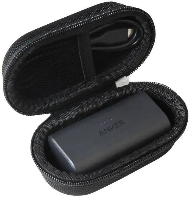 Main image of Adada Hard Travel Case for Anker Nano Power Bank, Portable Charger 5,000mAh (Black)