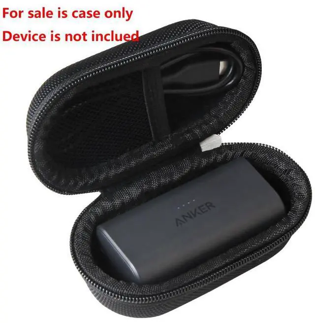 Alt view image 2 of 5 - Adada Hard Travel Case for Anker Nano Power Bank, Portable Charger 5,000mAh (Black)