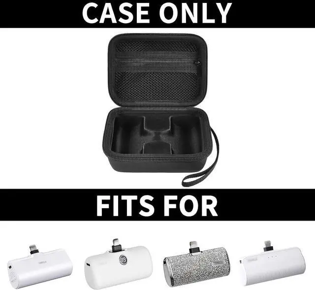 Alt view image 2 of 5 - Portable Charger Power Bank Case for 2PCS Swyop/for Feob/for Charmast/for JEJILL/for LanLuk/for VEGER/for iWALK/for Taegila/for Kuulaa and More Small Charging Battery Pack - Bag Only (Black)