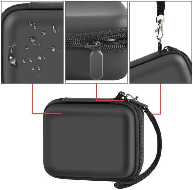 Alt view image 4 of 5 - Portable Charger Power Bank Case for 2PCS Swyop/for Feob/for Charmast/for JEJILL/for LanLuk/for VEGER/for iWALK/for Taegila/for Kuulaa and More Small Charging Battery Pack - Bag Only (Black)