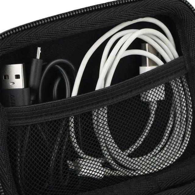 Alt view image 3 of 5 - khanka Hard Travel Case Replacement for Anker PowerCore 13000 13000mAh 10400 Portable 2-Port Ultra Power Bank (Black)