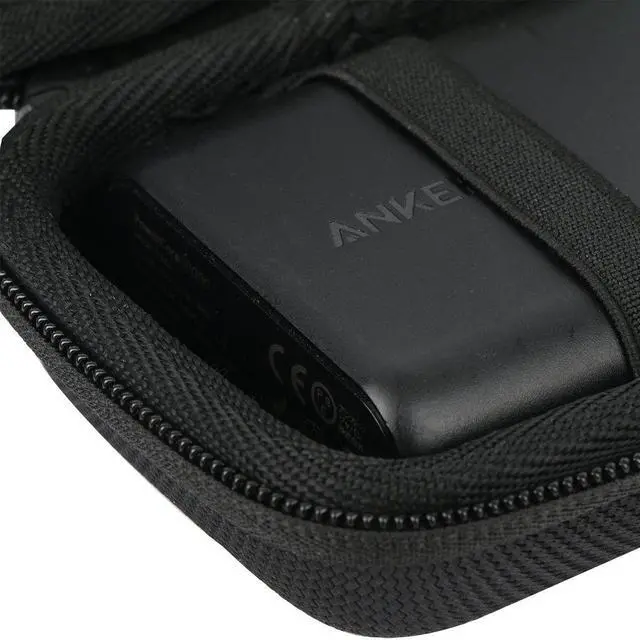 Alt view image 4 of 5 - khanka Hard Travel Case Replacement for Anker PowerCore 13000 13000mAh 10400 Portable 2-Port Ultra Power Bank (Black)