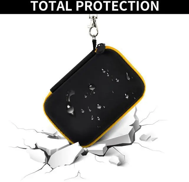 Alt view image 5 of 5 - Case Compatible with DeWALT Powerbank 10000MAH/for Magnetic Power Bank 5,000mAh, Battery Charger Storage Holder Organizer, Power Bank Carrying Bag Cover with Mesh Bag Fits for USB Cable ( Box Only)