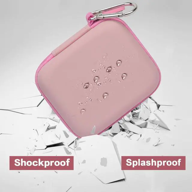 Alt view image 4 of 5 - Case Compatiable with Clutch - Pro Portable Charger for iPhone Power Bank Travel Holder Storage for Battery Pack, USB Charging Cable and More Accessories(Box Only) Pink