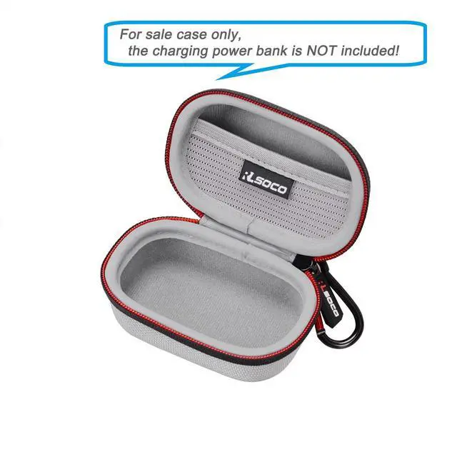 Alt view image 2 of 5 - RLSOCO Hard Case for iWALK Small USB-C Portable Charger 4500mAh/4800mAh Wireless Power Bank - Silver (Case Only)