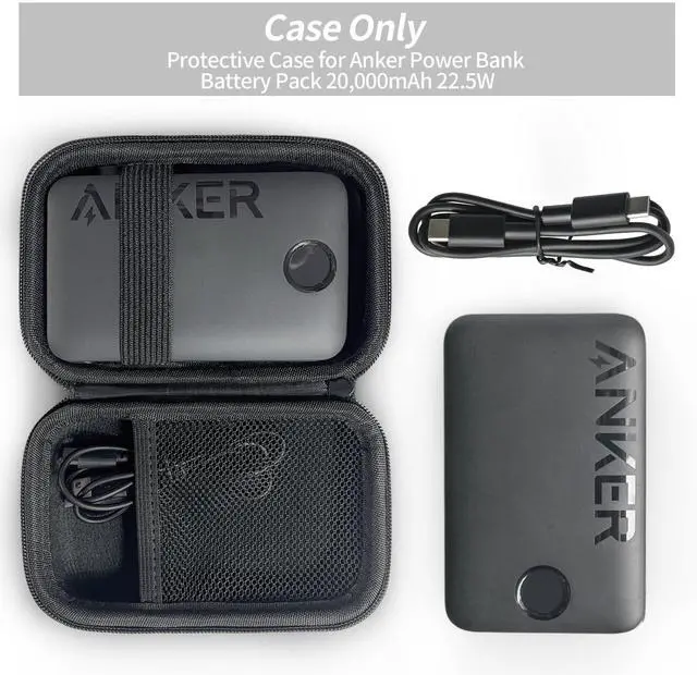 Alt view image 2 of 5 - Wanaiha Case Compatible with Anker Power Bank Battery Pack/Anker Zolo Power Bank, 20,000mAh 22.5W High Speed Charging Portable Charger(Case Only)