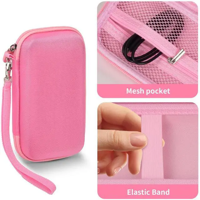 Alt view image 4 of 5 - ANKHOH Portable Bank Charger Case for SABANI for Charmast for OHOVIV for VRURC for YILANS for CFIAI for LOVELEDI for RGVOTA for Miday for RONEGN for POIYTL for IAPOS Fast Charging Battery (Pink)
