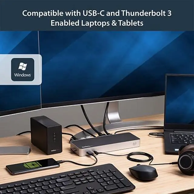 Alt view image 3 of 5 - StarTech.com 4KUSB-C60W USB Power DeliverySD DK30CHDDPPD