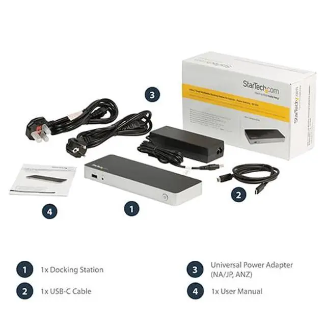 Alt view image 5 of 5 - StarTech.com 4KUSB-C60W USB Power DeliverySD DK30CHDDPPD