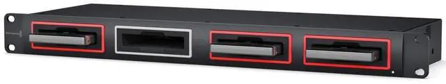 Alt view image 3 of 3 - Blackmagic Design MultiDock 10G Super Fast Rack Mount 4-Slot USB-C Disk Dock