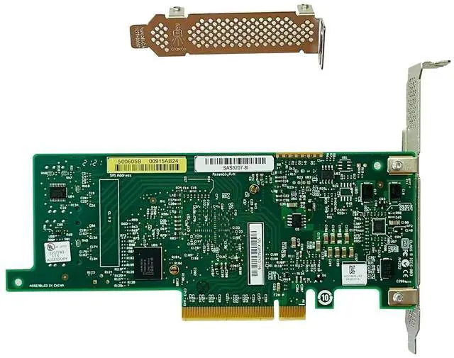 Alt view image 3 of 5 - SAS HBA Card PCIe SATA Expansion Card Compatible with LSI 9207-8i IT Mode, SAS Expander Support, 8-Port 6Gbps, PCIe 3.0 x8, with 2× SFF-8087 to 4× SATA Cables, for NAS ZFS TrueNAS unRAID Proxmox