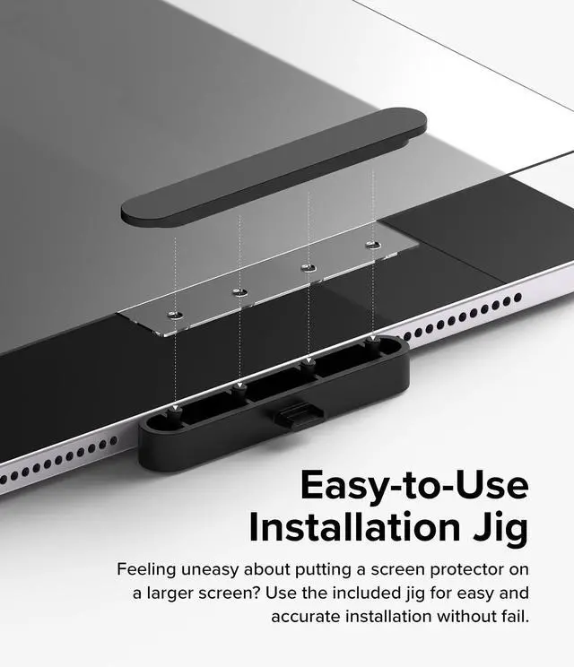 Alt view image 5 of 5 - Ringke Paper Touch [Hard] Film Compatible with iPad Air 11 Inch Screen Protector (M3 2025 & M2 2024) Similar to Paper Texture Easy Installation Paperfeel Protector for Writing & Drawing - 2 Pack