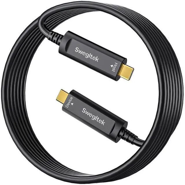 Main image of Fiber Optic USB C Cable(50ft),10Gbps High Speed Data Transfer Active Optical Type C Cable,Compatible with Cameras,Webcams,VR,AR for Collaborative Meetings,Smart Classroom,Data Center