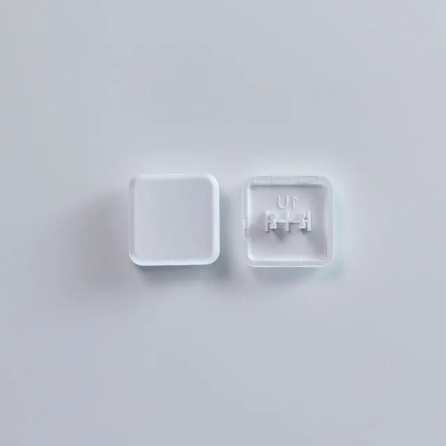 Main image of Chocfox Low Profile PBT Keycaps, 18.1mm x 18.1mm, 40-Pack 1U,Porcelain White,for Kailh Chocolate Switch Mechanical Keyboard