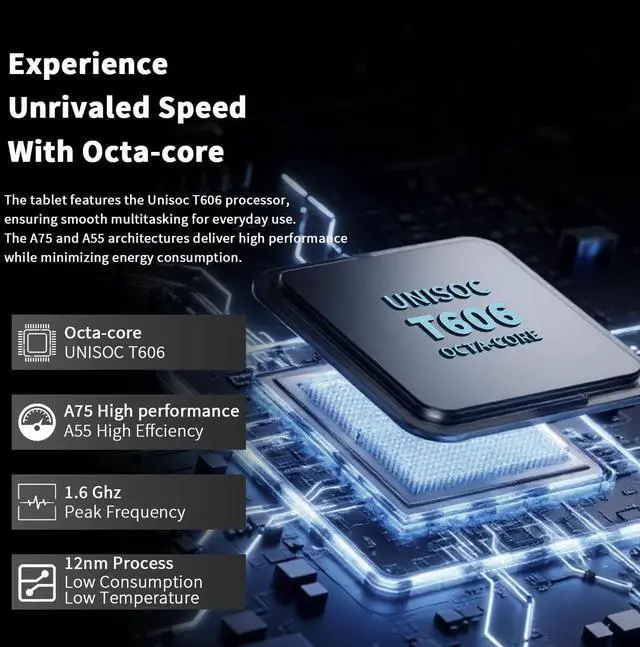 Alt view image 3 of 5 - Tablet with Keyboard - 24GB RAM+256GB ROM(2TB Expand), Android 15 Tablet with Octa Core, 5G/2.4G WiFi, 8000mAh, BT V5.0, with Case, Mouse, Stylus, Split-Screen, Widevine L1, Face Unlock(Pink Case)