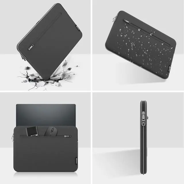 Alt view image 4 of 5 - Smatree SlimPro Laptop Sleeve Case for 16 inch HP EliteBook 660/665/865/860 G11, for 16 inch EliteBook 6/8 G1i/G1a, Case with Swift-Access Accessory Pocket, Patented Super-Corner Design (S619)