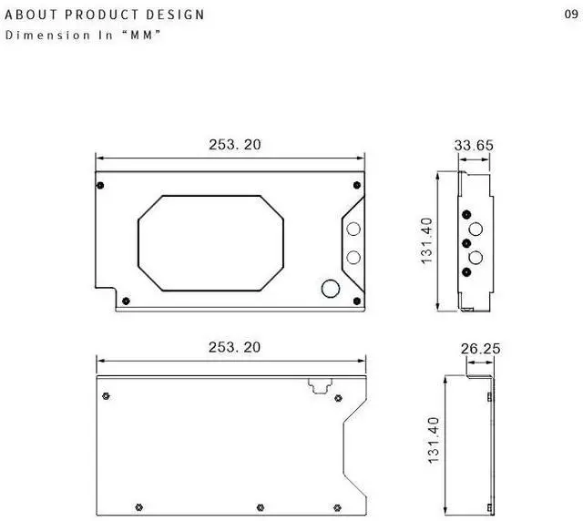 Alt view image 3 of 5 - Copper GPU Water Cooling Block GPU Waterblock for Asus RTX5090 RTX5090Ti RTX5080 RTX5080Ti RTX5070 RTX5070Ti RTX5060 RTX5060Ti (for Asus TUF GeForce RTX 5080 O16G Gaming)