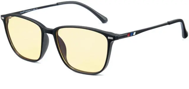 Main image of Cyxus Blue Light Blocking Glasses Men Women Driving Gaming Computer Rectangle TR90 frame Anti Eyestrain UV400 8208
